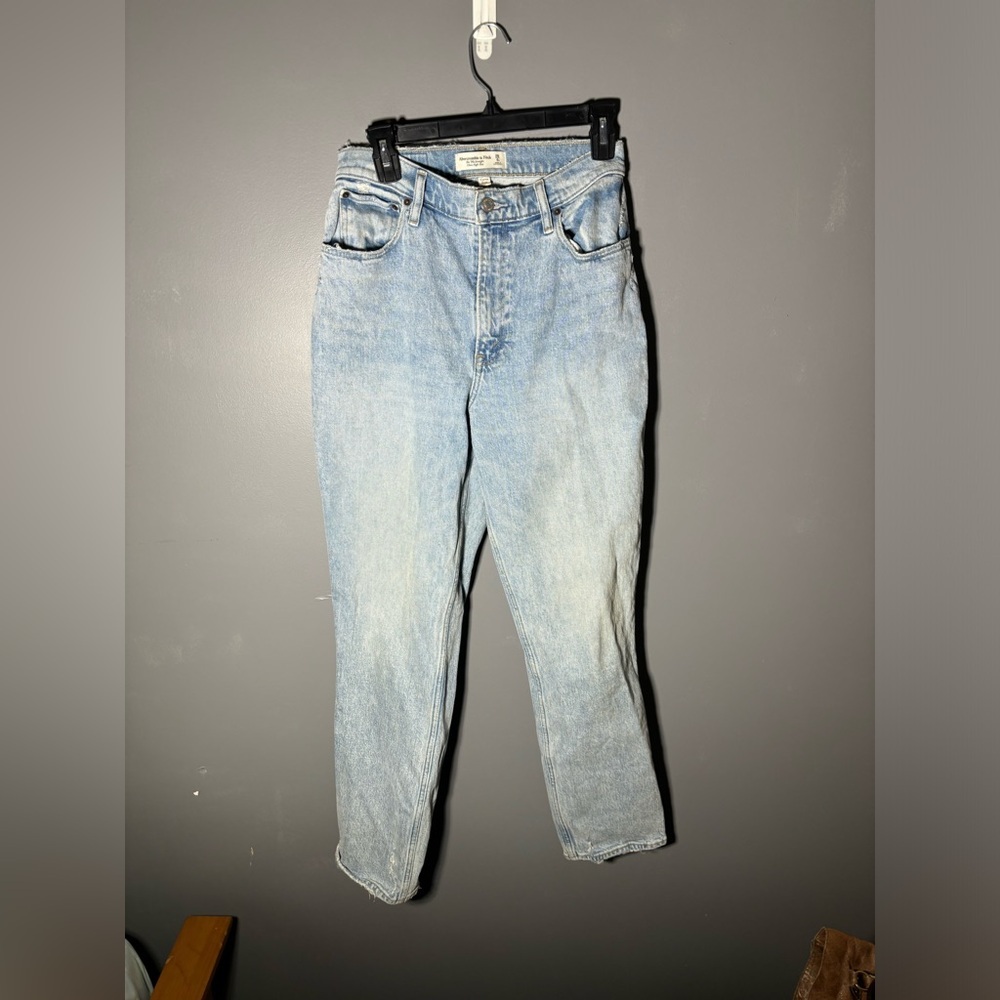 Abercrombie & Fitch The 90s Straight Ultra High Rise Curve Love Jeans Size 28